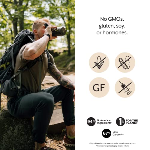 Promix Whey Protein Powder, Chocolate Peanut Butter - 5lb Bulk - Grass-Fed & 100% All Natural - ­Post Workout Fitness & Nutrition Shakes, Smoothies, Baking & Cooking Recipes - Gluten-Free