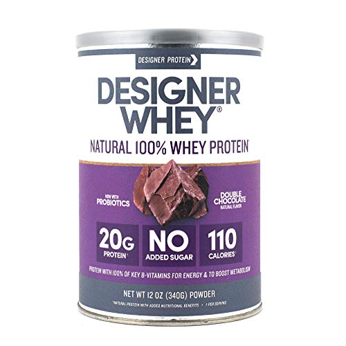 Double Chocolate Designer Whey Protein Powder, 12 oz