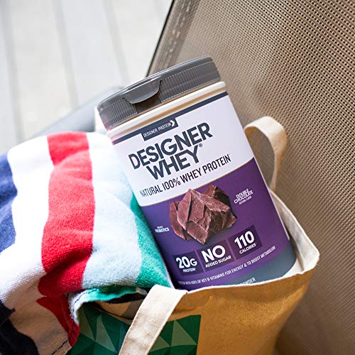 Double Chocolate Designer Whey Protein Powder, 12 oz