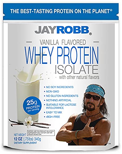 Jay Robb, Whey Protein Vanilla, 30 Gram, 12 Pack