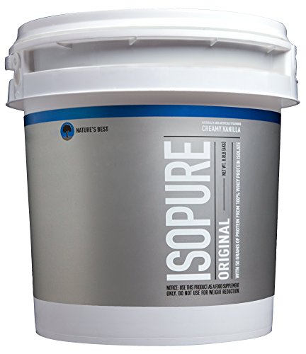Isopure Original Protein Powder, Vitamin C and Zinc for Immune Support, 100% Whey Protein Isolate, Flavor: Creamy Vanilla, 8.8 Pounds (Packaging May Vary)