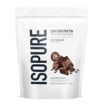 Isopure Dutch Chocolate Whey Isolate Protein Powder with Vitamin C & Zinc for Immune Support, 25g Protein, Low Carb & Keto Friendly, 1 Pound (Packaging May Vary)