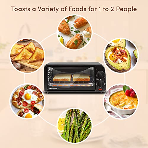 Elite Gourmet 2-Slice Countertop Toaster Oven