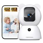 CINMOORE 2.5K Pet Camera with Two-Way Talk