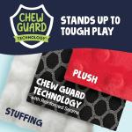 goDog Plush Lobster Squeaky Toy for Dogs