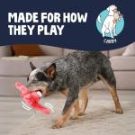 goDog Plush Lobster Squeaky Toy for Dogs