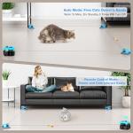 Interactive Cat Toy with Remote Control and Feathers
