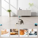 Interactive Cat Toy with Remote Control and Feathers