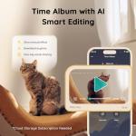 TKENPRO 2K Pet Camera with Treat Dispenser