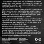 Playology Peanut Butter Scented Squeaky Fetch Ball