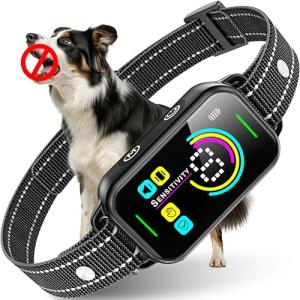 Rechargeable Smart Dog Bark Collar with Vibration