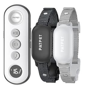 PATPET Rechargeable Waterproof Shock Collar for Dogs