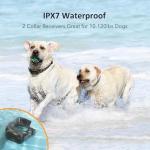 PATPET Rechargeable Waterproof Shock Collar for Dogs