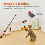 Rechargeable Flapping Bird Cat Toy with Chirp
