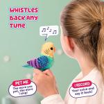 Interactive Talking Bird Toy with Cage - Indie