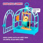 Interactive Talking Bird Toy with Cage - Indie