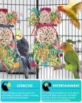 Bissap 2PCS Foraging Toys for Small Parrots