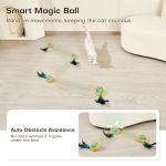 Potaroma Interactive Cat Toy with Moving Ball