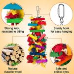 Extra Large Wood Bird Toys for Parrots
