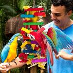 Extra Large Wood Bird Toys for Parrots