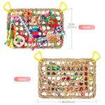 Colorful Foraging Wall Toy for Small Birds