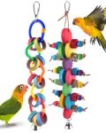 Colorful Bird Chew Toys for Small Pets