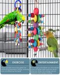 Colorful Bird Chew Toys for Small Pets