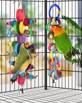 Colorful Bird Chew Toys for Small Pets