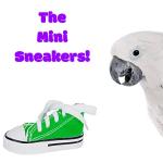 Colorful Cotton Mini Sneakers for Small Birds