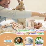 Wooden Bunny Teeth Grinding Toys for Small Pets