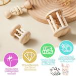 Wooden Bunny Teeth Grinding Toys for Small Pets