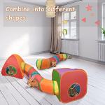 Rainbow Rabbit Tunnel and Cube Play Tent