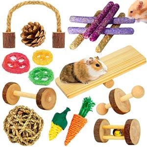 OVERTANG 18-Piece Wooden Small Animal Chew Set