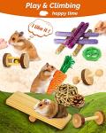 OVERTANG 18-Piece Wooden Small Animal Chew Set