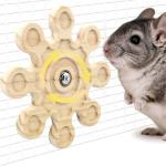 Jevnd Wooden Chew Toys for Chinchillas and Playtime