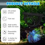 3D Printed Betta Hide and Shrimp Cave