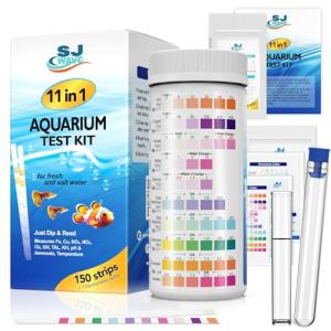 11-in-1 Aquarium Test Strips and Thermometer Kit