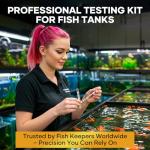 11-in-1 Aquarium Test Strips and Thermometer Kit