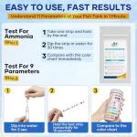 11-in-1 Aquarium Test Strips and Thermometer Kit