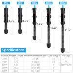 300W Adjustable Aquarium Heater with Digital Thermostat