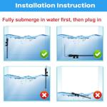 300W Adjustable Aquarium Heater with Digital Thermostat