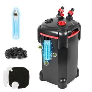 Ultra-Quiet 3-Stage Canister Filter for Aquariums
