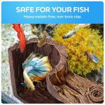 Natural Wood-Like Fish Tank Hideout Cave