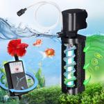 UV Aquarium Filter with Timer for Fish Tanks