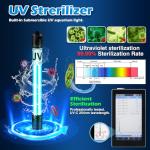 UV Aquarium Filter with Timer for Fish Tanks