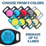 Personalized Airtag Dog Collar Holder Case