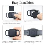 Waterproof Silicone Dog Collar Holder for Tile Tracker