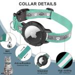Reflective AirTag Cat Collar with Safety Elastic Band