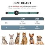 Reflective AirTag Cat Collar with Safety Elastic Band