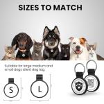 Personalized Silicone Dog Tags with QR Code